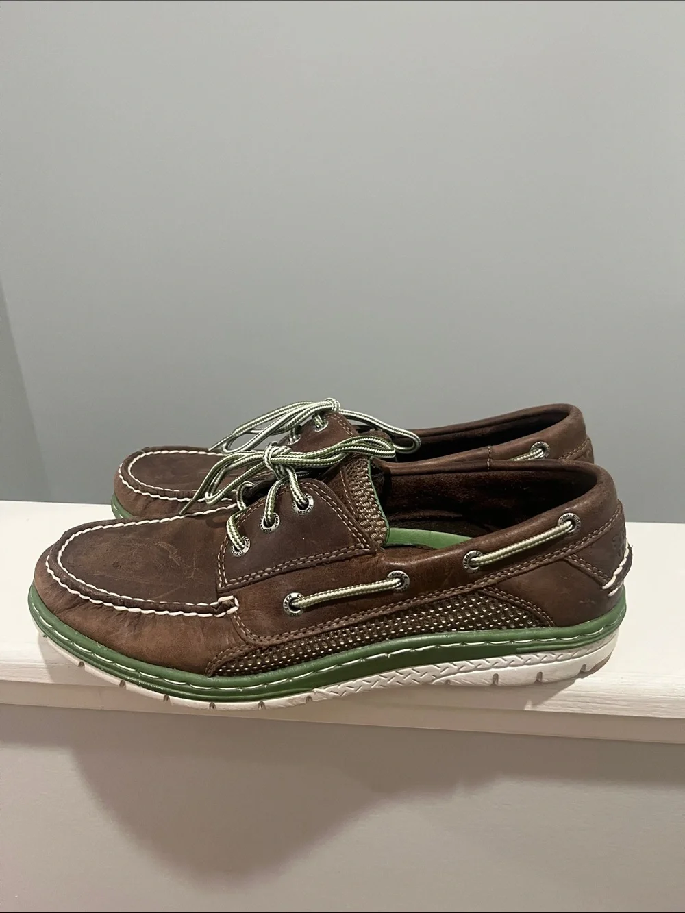 Sperry brown leather